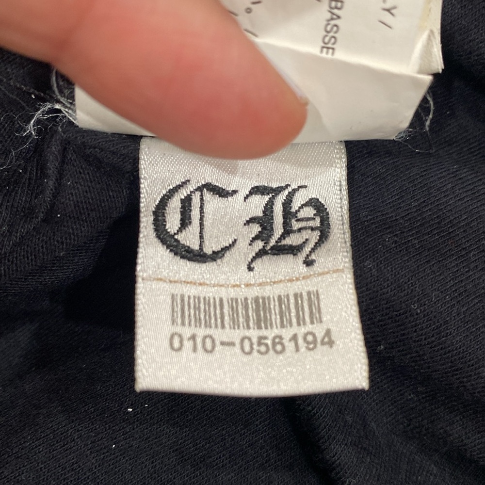 Chrome Hearts Foti Long Sleeve Black Shirt in Size L - Picture 10 of 11